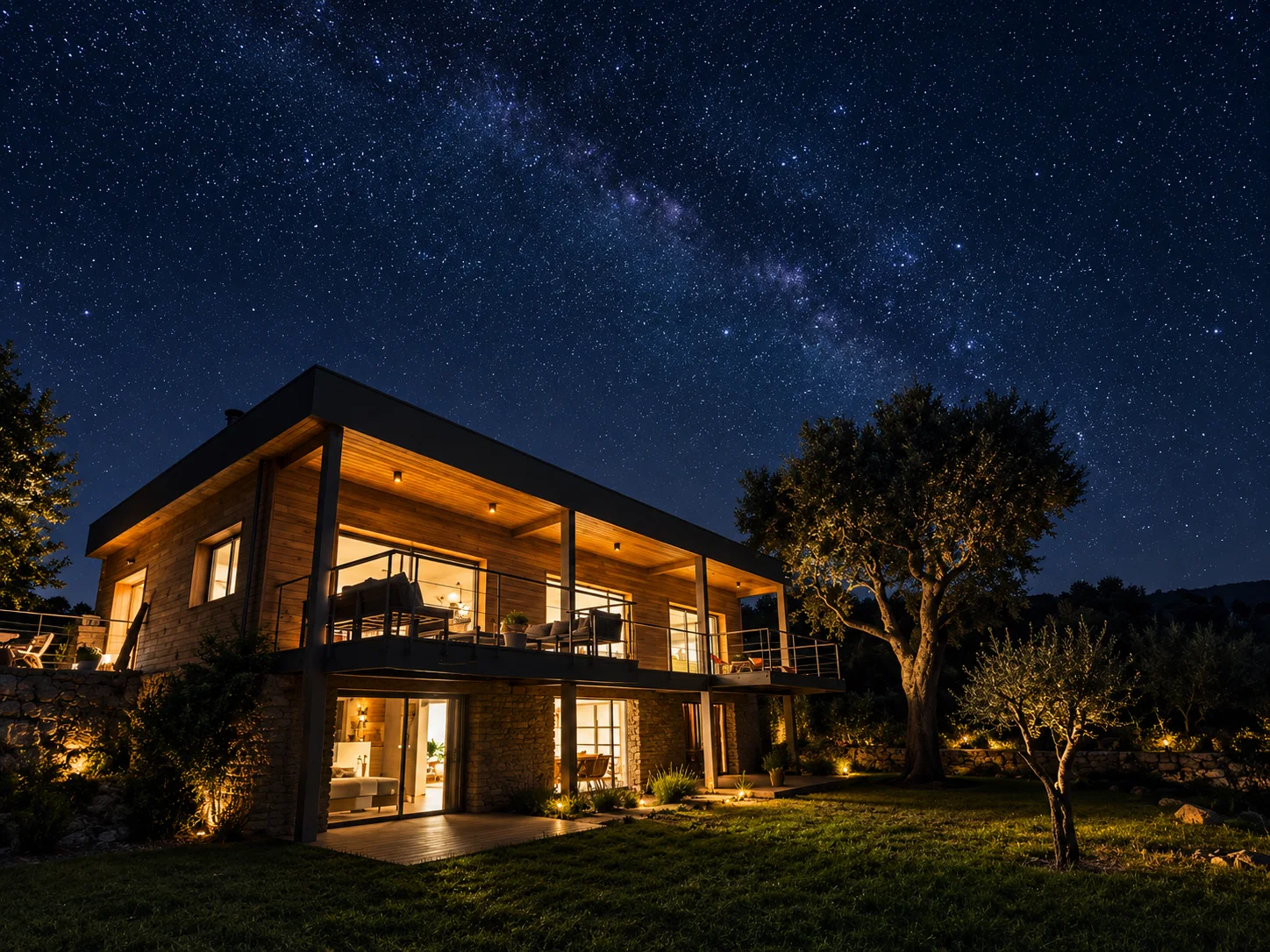 La villa sous les étoiles